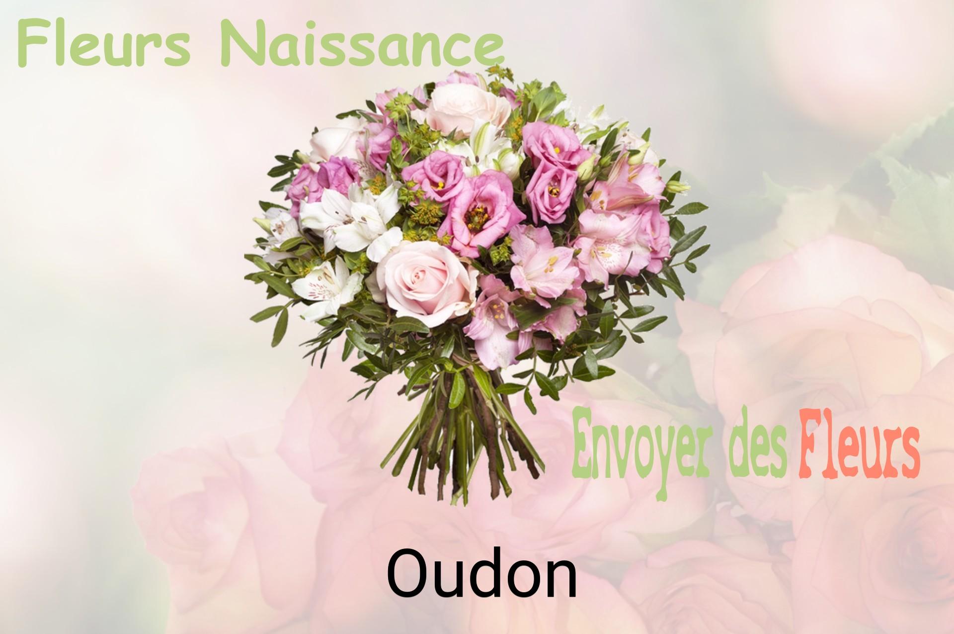 Bouquet de fleurs de naissance livré à Oudon
